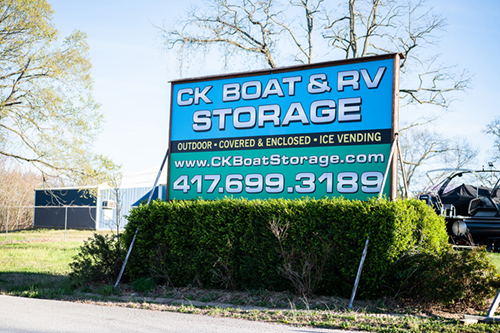 boat, lake, boat on lake, storage facility, rv storage, ck boat & rv storage, missouri, springfield